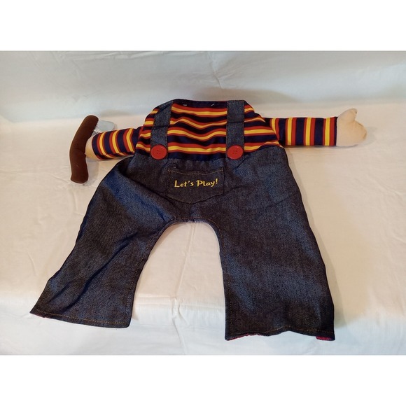 Chucky Lets Play Pet Dog Costume Size Medium - Picture 2 of 6